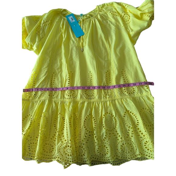 Melissa Odabash - Ashley Lemon Short Caftan - XL (NWT) - Picture 12 of 12